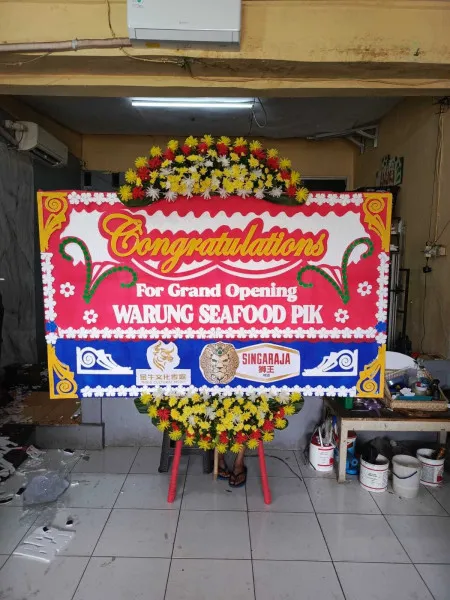Papan Bunga Ucapan Selamat Babalan Gabus